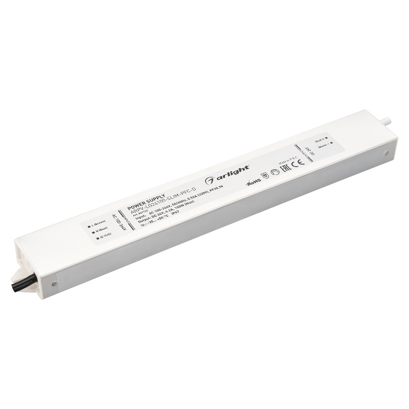 Блок питания ARPV-LG24100-SLIM-PFC-D 24V 4.2A 100W Arlight IP67 арт. 031722