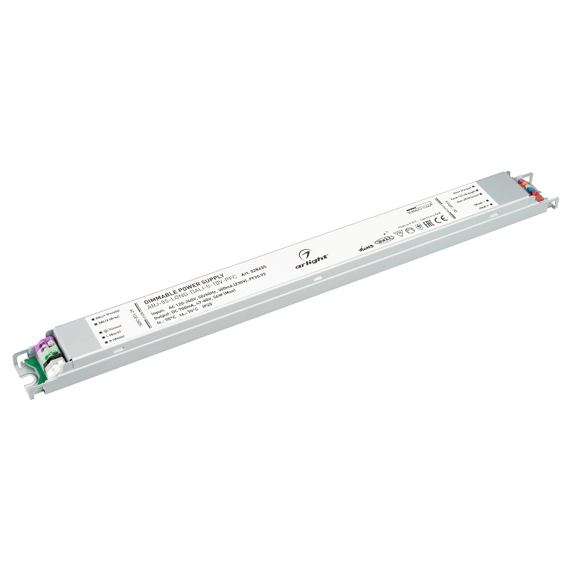 Блок питания диммируемый ARJ-55-LONG-DALI-0-10V-PFC 56W, 700mA Arlight, IP20 Металл арт.028455