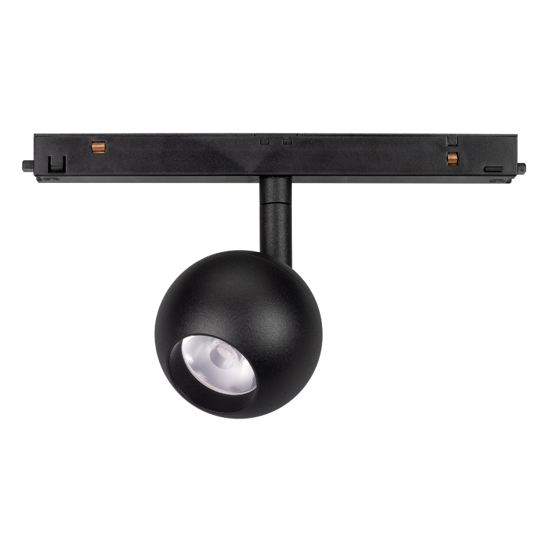 Светильник магнитный на трек Arlight MAG-ORIENT-ORB-R60-10W Warm3000 (BK, 35 deg, 48V) IP20 арт.036808