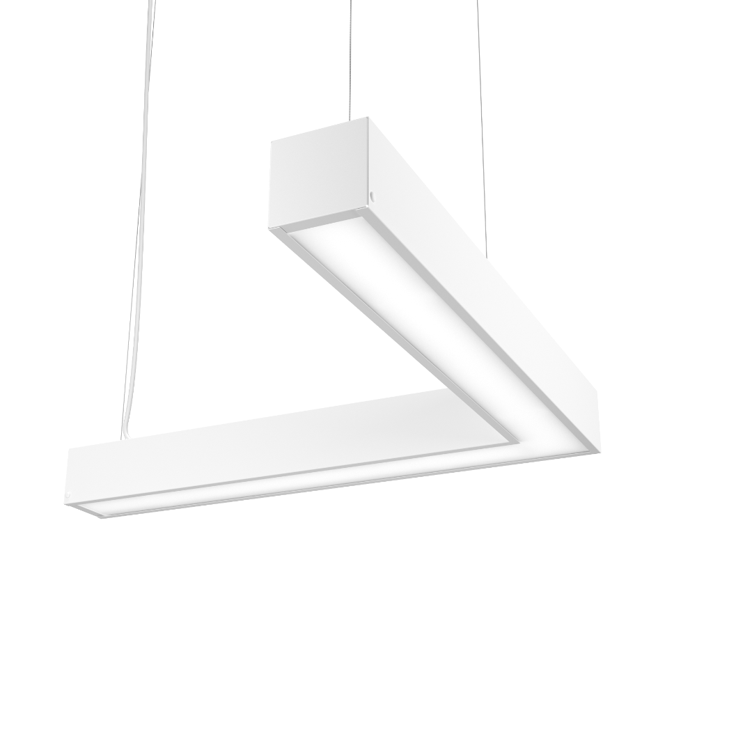 Угловой LED светильник IP40 Geniled Trade Linear Standart 492-542x65x60 40Вт 5000K Опал