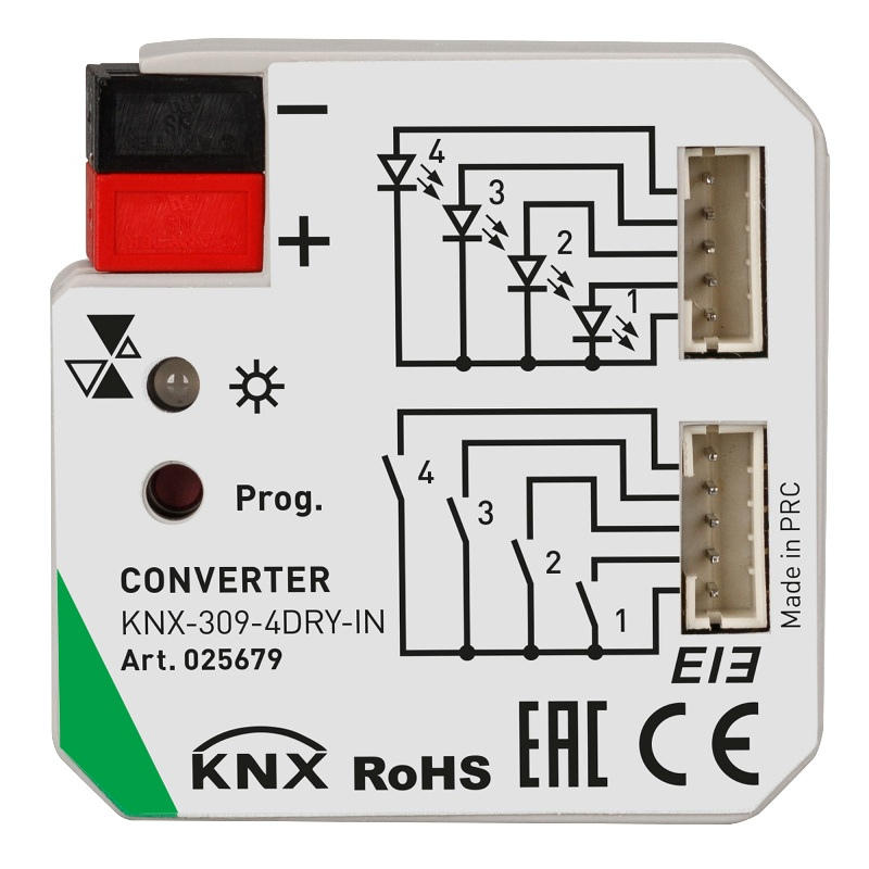 INTELLIGENT ARLIGHT Конвертер KNX-309-4DRY-IN (BUS) IARL арт.025679