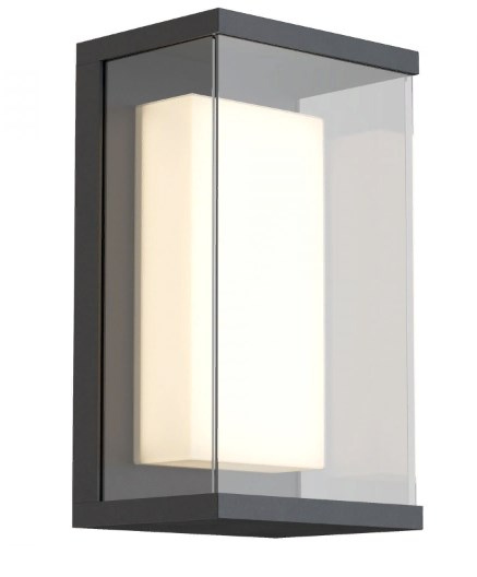 LED светильник фасадно-архитектурный настенный  MAYTONI Baker Street O021WL-L10B4K 265x152x115мм (4251110035321)