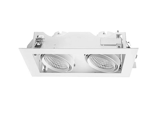 Карданный LED светильник встраиваемый DLS K2x36W 1206 0.9A 72вт Halla Lighting