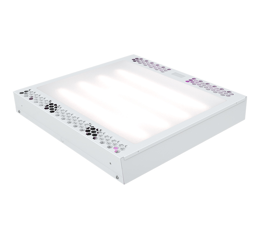 LED светильник комбинированный офисный+бактерицидный Фарос FM 595 44W 4000K OPAL / PRISM (арт.00000018663 / 00000018662)