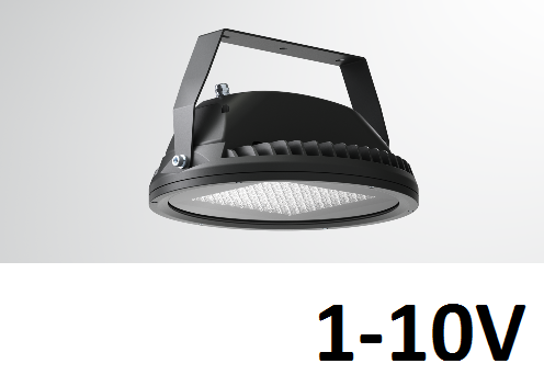 Промышленный LED светильник 160вт Ip66 FALDI ATLANT-160/1-10 с диммируемым блоком питания Philips d350 x 140мм