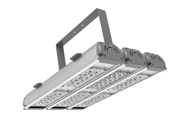 Промышленный светодиодный светильник 3-х-модульный 246вт SVT-STR-MPRO-Max-81W TRIO втор.оптика