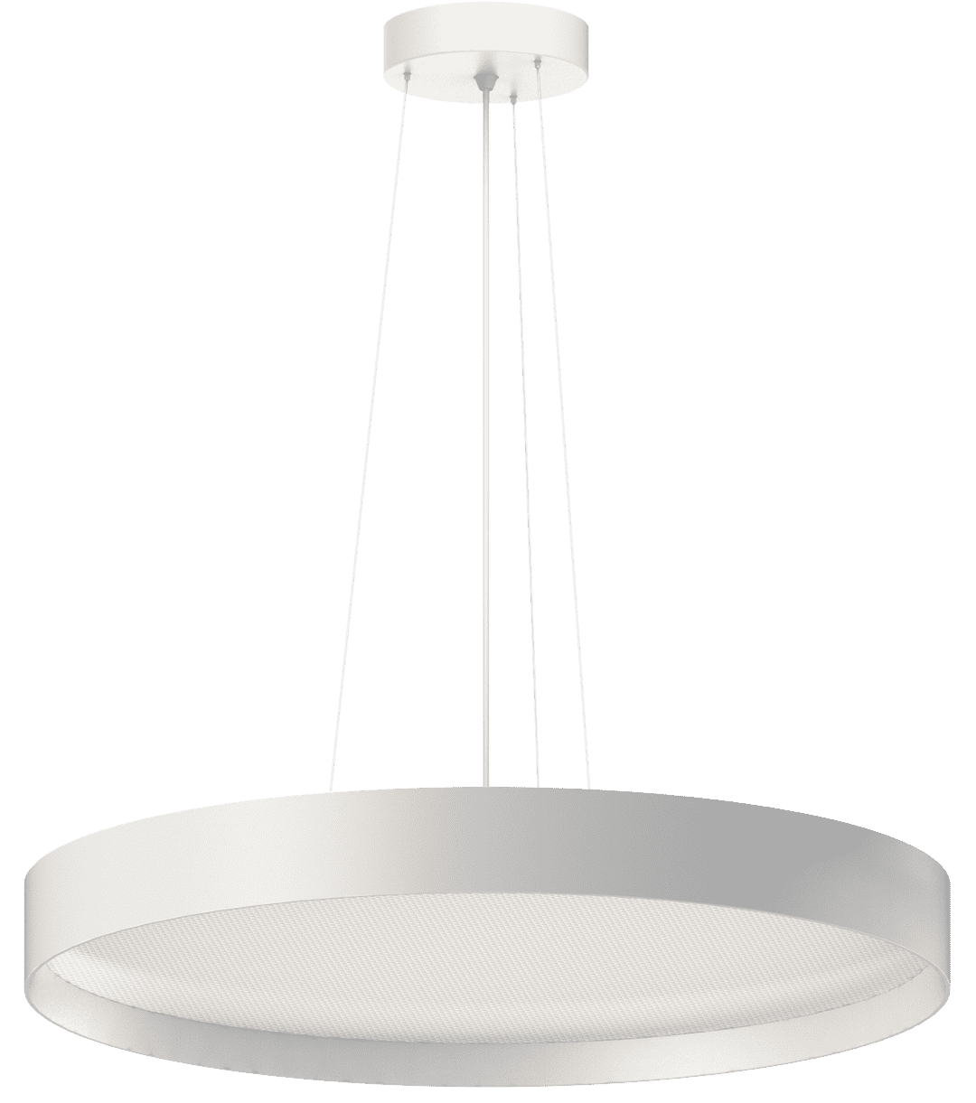 Светильник LED потолочный подвесной SWG DL-SCPW-8309038F-WH-WW серия NK, Белый, 38Вт, IP20, теплый белый (3000К)