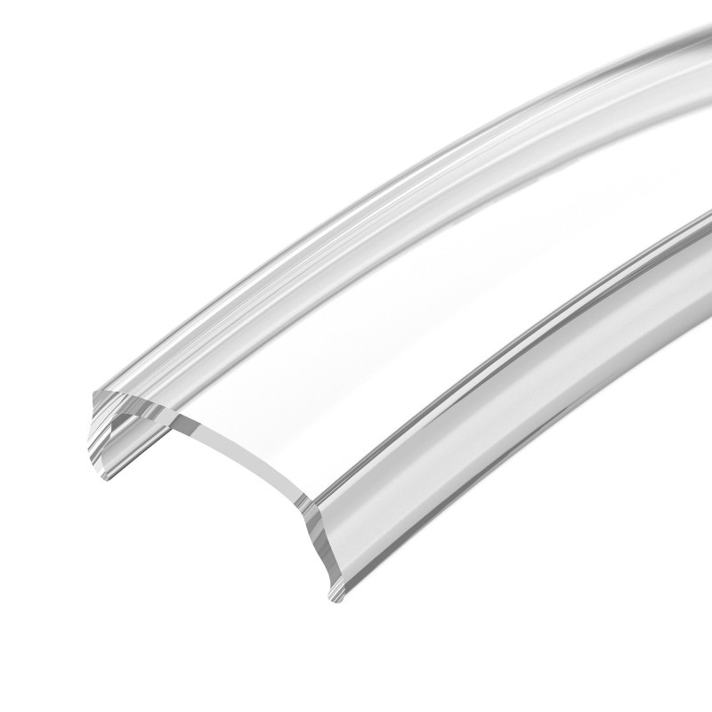 Экран прозрачный для профиля Arlight  ARH-BENT-W11-2000 Clear Пластик 023594