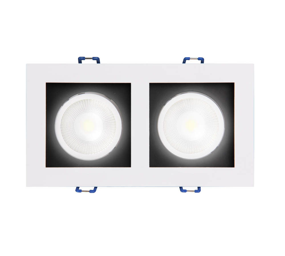 Торговый LED светильник карданного типа Jazzway PSP-S212 2x8w 4000K 55° White IP40