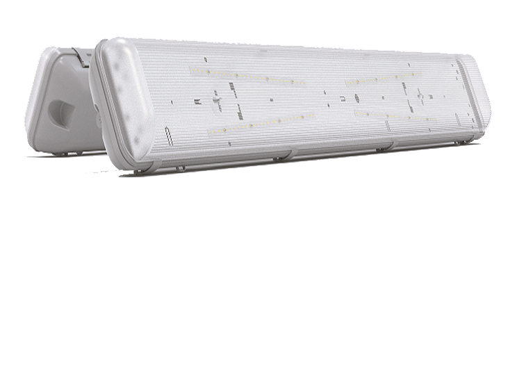 LED светильник Айсберг 38вт Ip65 LED 3000К ЛСП 2x36 АТОН АТ-ССО-42/45-Т2 1280*155*110 мм