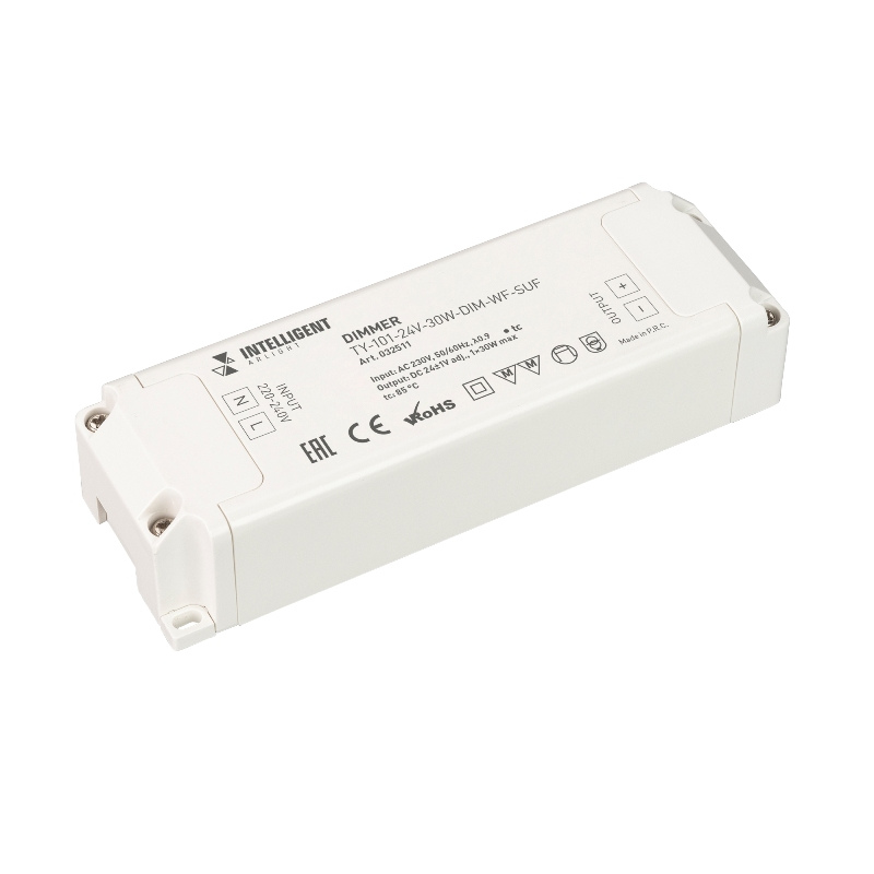 Диммер тока INTELLIGENT ARLIGHT серии TUYA-201-60W-DIM-WF-SUF 230V 433MHz 900-1500mA ref.032919